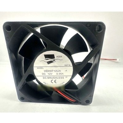 1PCS New HXH HDH0712UA DC12V 0.35A 2 wire cooling fan #ac