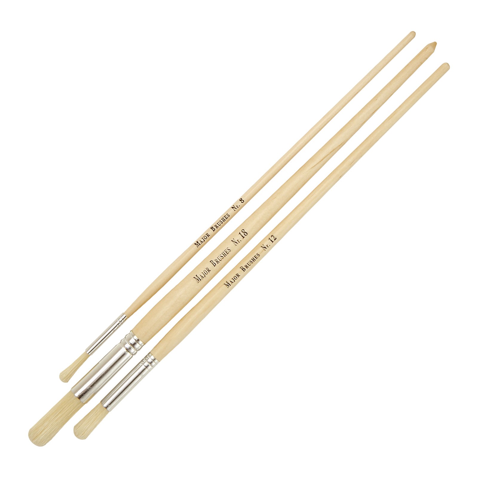 Major Brushes Hog Bristle Paint Brush, Long Handle (Pack of 30) - Image 2