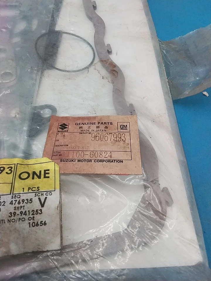 Suzuki Sidekick 89-95 & Geo Tracker Sunrunner 89-95 1.6 8V - Juego de juntas de culata Foto 3 de 4