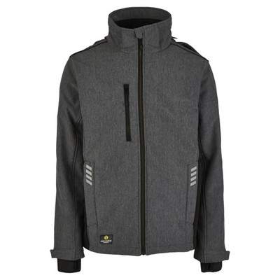 Hans Schäfer  SMART Wintersoftshell-Jacke - Grau, Gr. 4XL, 80155-9072-4XL
