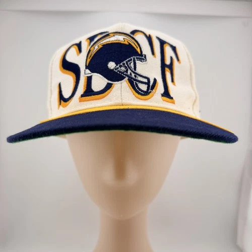 Vintage San Diego Chargers SCF Football Snapback Hat Cap Sportspectrum NFL OSFA