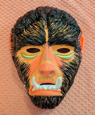 1963 Vintage WOLFMAN MASK - Ben Cooper