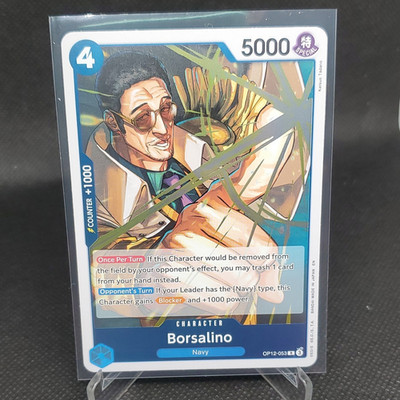 Bandai One Piece Borsalino OP12-053 Character Special Foil 5000 Power EN