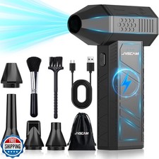 JVSCAM Compressed Air Duster - Electric Air Duster with Brushless Motor - 3 G