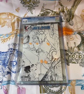 Joy & Pain #1 CGC 9.8 Chase Edition 22/50 Basaldua Sketch Cover Ebas