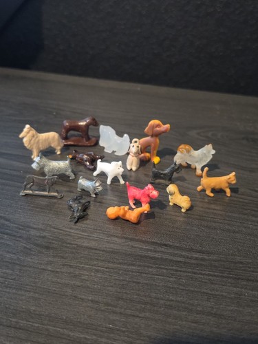 VTG Cracker Jack Prize other Toy  Plastic, Metal, Glass, Dogs, Animals Miniature