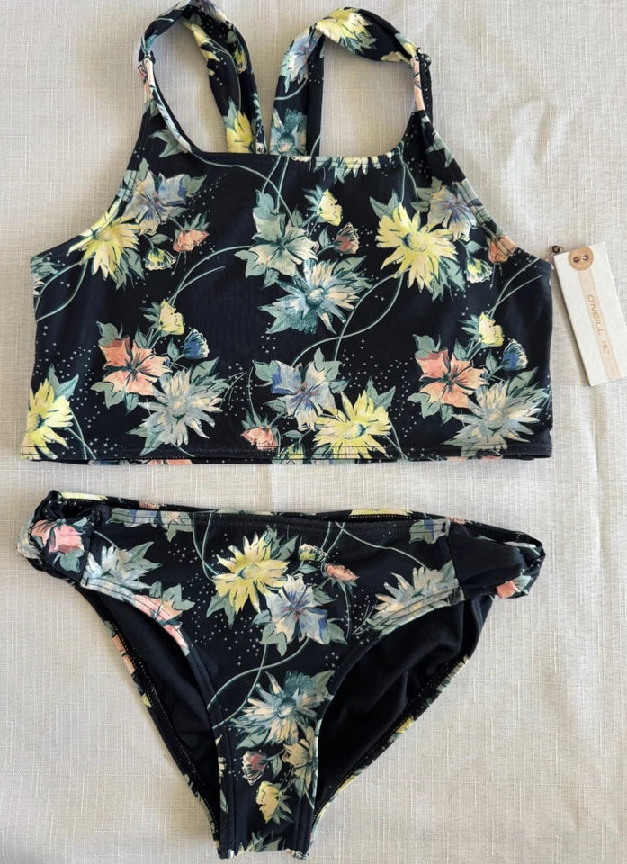 O'NEILL DAHLIA TANKINI BIKINI SWIMSUIT BEACH GIRLS NEW SIZE 12 - Image 3 of 4