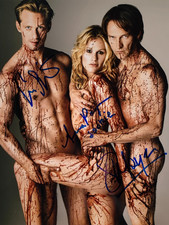 TRUE BLOOD photo signed by Anna PAQUIN, Stephen MOYER, Alexander SKARSGARD w/COA
