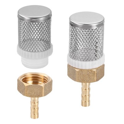 2Pcs Inline Strainer, 2.6'' Encrypted Hose Strainer W/ 6mm Diameter Connection