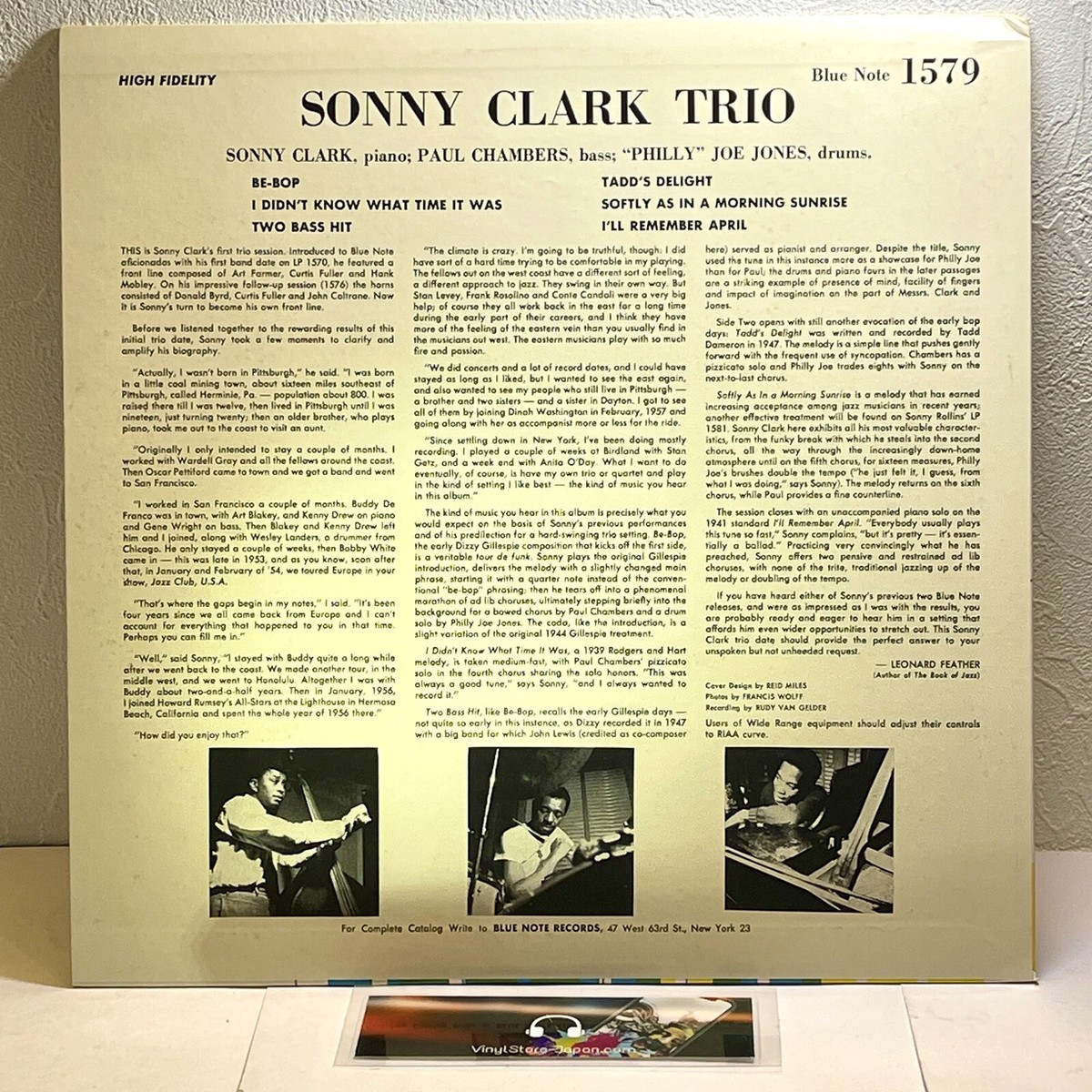 Sonny Clark Trio – Sonny Clark Trio / LP 1983 Blue Note BST Sonny Clark Trio – Sonny Clark Trio / LP 1983 Blue Note BST