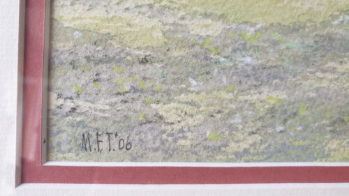 original art painting signed MFT nursery art childhood - Picture 4 of 5