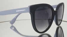CONVERSE Sunglasses E001 Black/Purple Plastic NEW 53-20-140 gray gradient lens