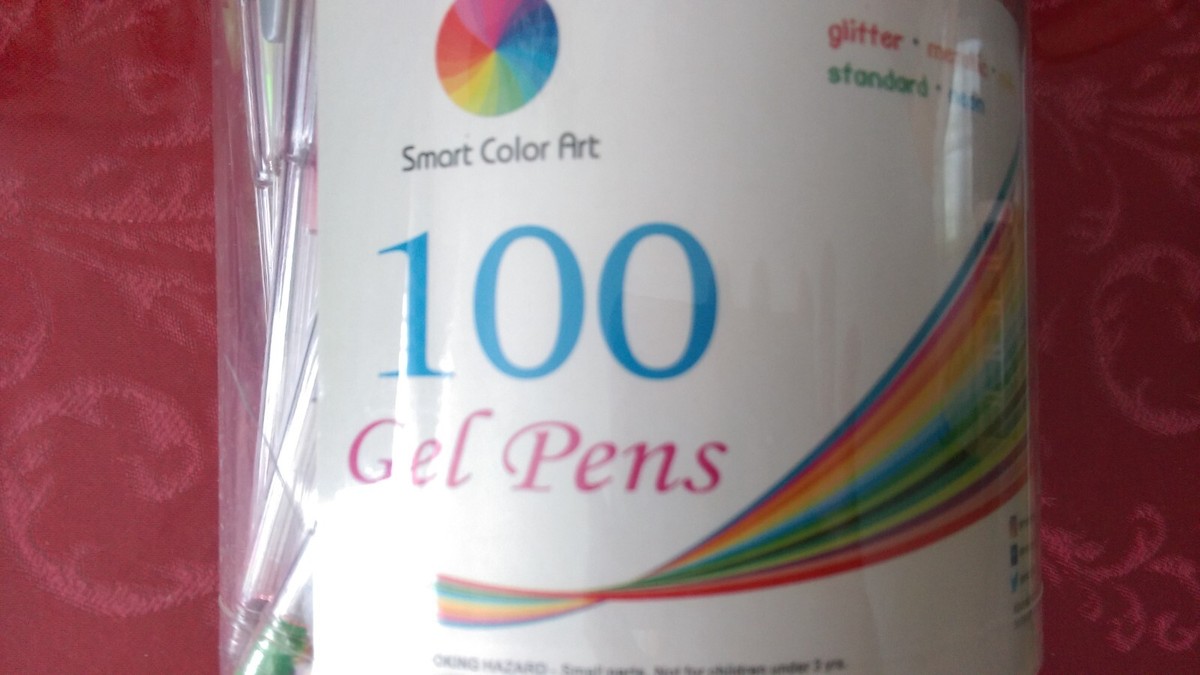 100 PCS Gel Pens Metallic Neon Glitter Pastel High Quality with