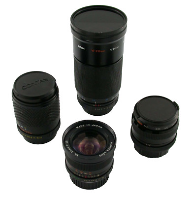 Posten lot CONTAX YASHICA MM 24 mm 28 135mount lens Objektive LESEN READ /24