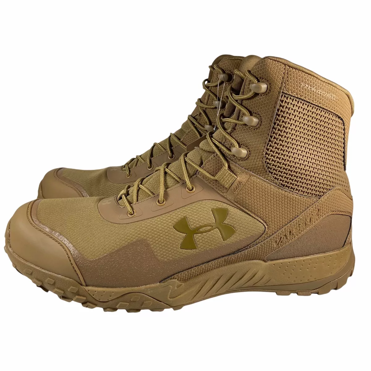 Under Armour UA Valsetz RTS 1.5 Beige Brown Tactical Boots 3021034-200 Mens  14