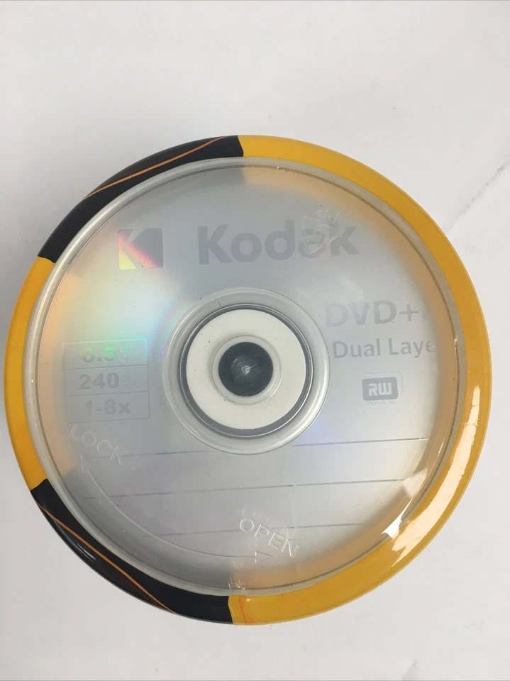 KODAK 8X Blank DVD+R DL Dual Double Layer 8.5GB 240 Min Disc 50 pack - Image 3 of 3