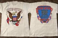 Lynyrd Skynyrd Rock 'N Roll Tribute Tour 1987 T-Shirt - Vintage Music Tour Tee