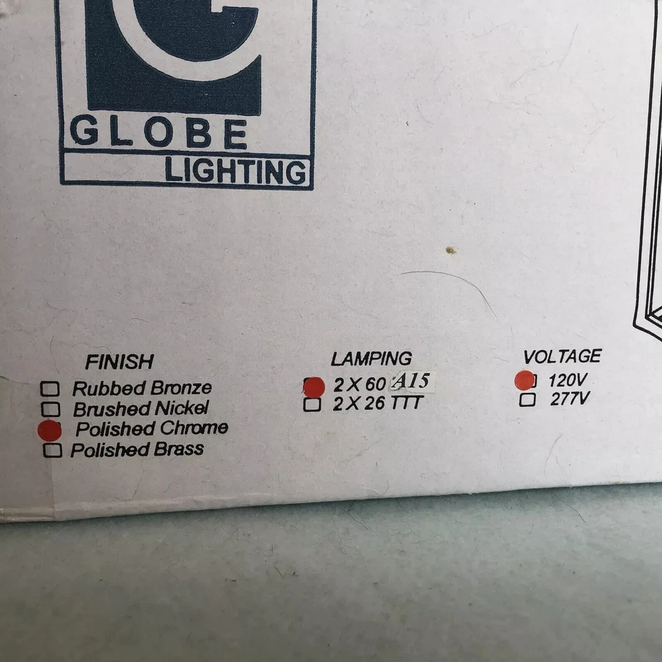 2 Palermo Ada Wall Sconce Polished Chrome Etched Glass Panel (Set Of Two) - Image 3 of 4