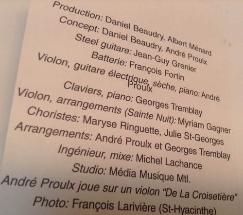 ANDRE PROULX ET SON VIOLON Tape Cassette SOIREE DE NOEL Disques Passion PV4-3008 - Picture 8 of 8