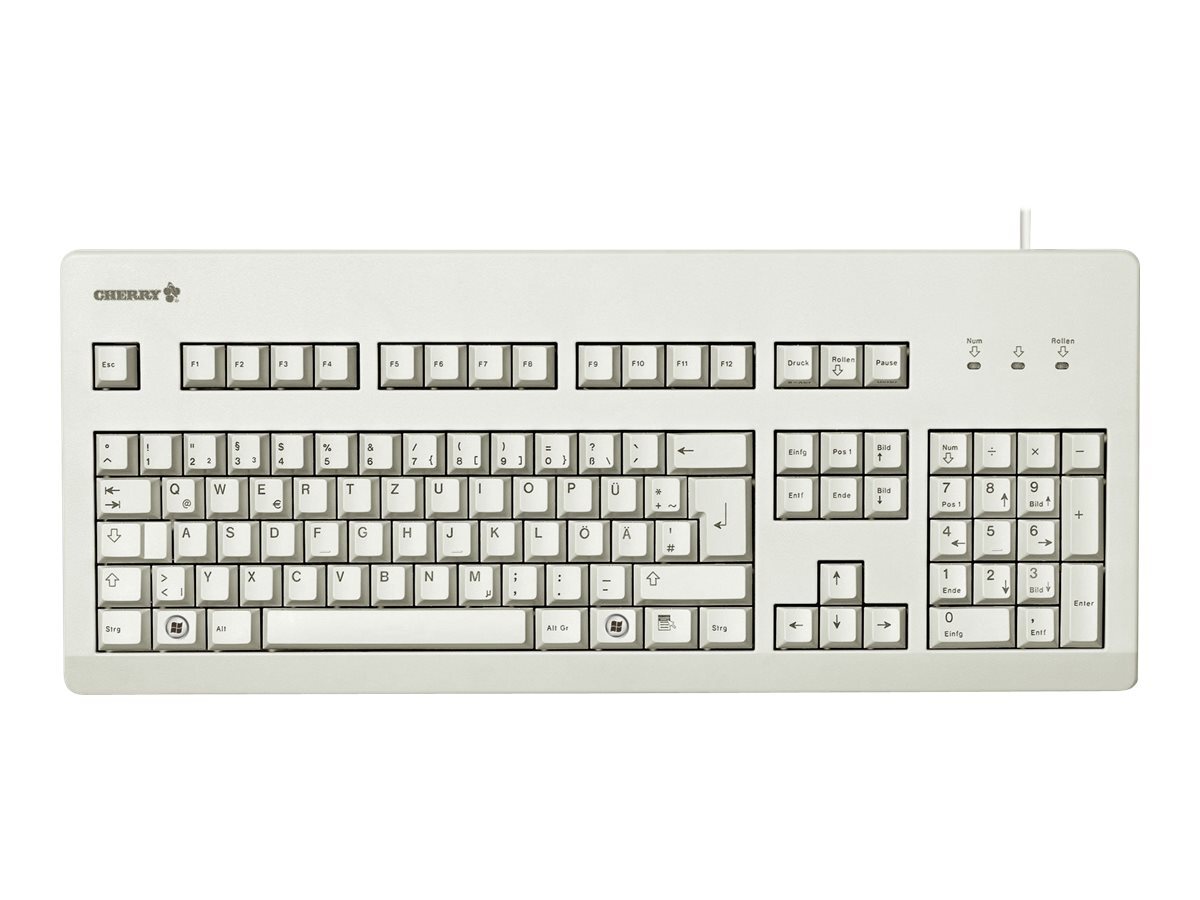 Cherry Classic Line G80-3000 Tastiera 105 tasti QWERTY G80-3000LPCGB-0