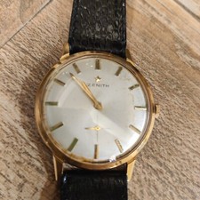 Movimento Zenith Stellina Oro e cinturino - Vintage 