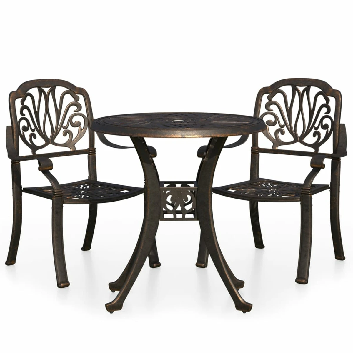 Bronze bistro set 3 piece discount