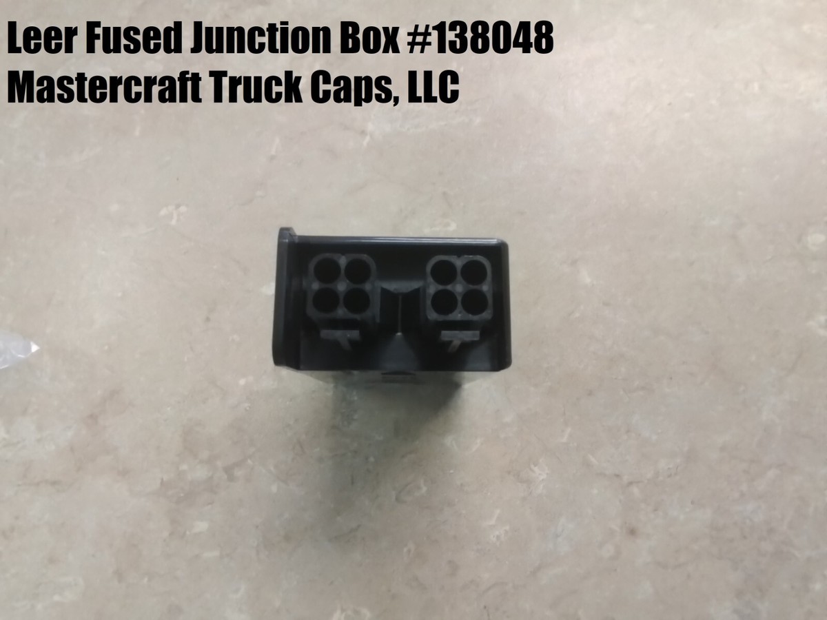 MI→6 Universal Black Truck Cap Fuse Box and Wiring Harness Combo Kit