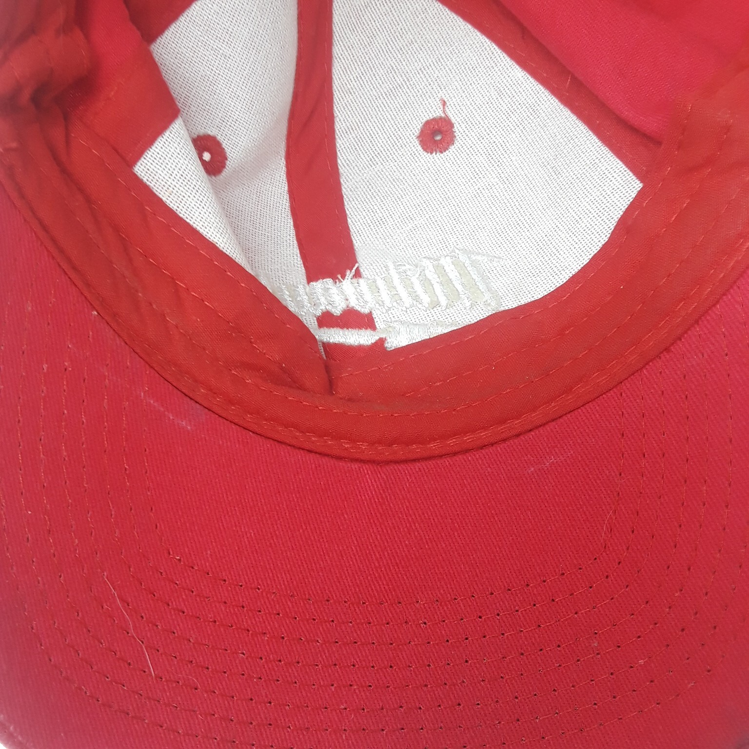 Milwaukee Hat Cap Strapback Red Adjustable Embroi… - image 11