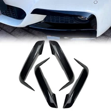 Car Front Bumper Fangs Trim Air Vent Lid Cover For BMW 3-Series F30 F31 2012-18