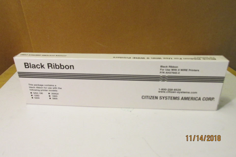 lot 2 OEM Citizen Printer Ribbon   AH37945-01  FOR GSX190 GSX200C GSX230 - Image 2 of 4