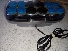 Conair Xtreme Instant Heat Jumbo and Super Jumbo Hot Rollers No Clips Blue