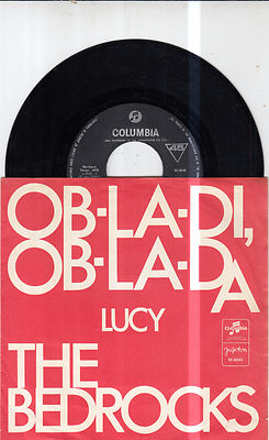 THE BEDROCKS OB-LA-DI OB-LA-DA BEATLES COVER 1969 RECORD YUGOSLAVIA 7'' PS
