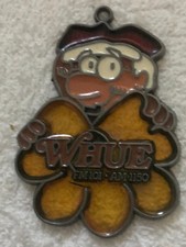 Stained Glass Ornament - WHUE Radio - FM 101 - AM 1150 w/Comical Gentleman