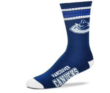 Vancouver Canucks Hockey Youth 4 Stripe Crew Socks