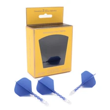 CUESOUL ROST T19 Integrated Dart Shaft and Flight Small Standard Shape-Blue