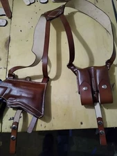 Sig Sauer p226 horizontal shoulder holster rig for gun w any light or laser