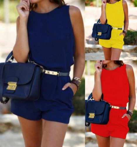 tuta elegante donna pantaloncini corti vestito abito cerimonia casual | eBay