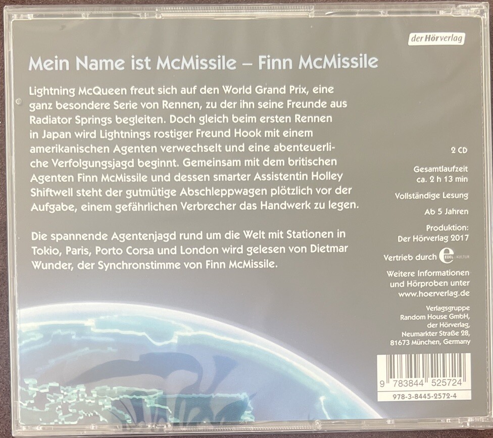 Thumbnail - Cd - Disney Pixar - Cars 2 - 2 Cd Vollständige Lesung (2017)