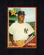 1962 TOPPS # 219...AL DOWNING RC...NMMT