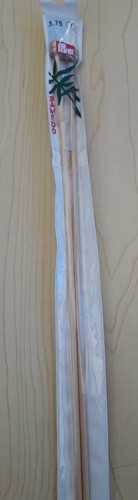 New - Prym - Bamboo Knitting Needles Length 33 cm - Size 3.75 mm - Picture 2 of 3