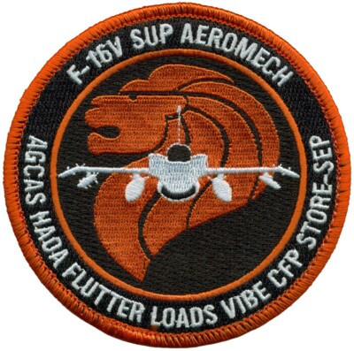 USAF 416th FLIGHT TEST SQUADRON   F-16V SINGAPORE AEROMECH UPGRADE PROGRAM PATCH