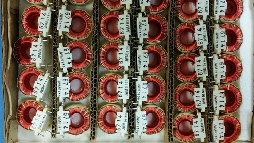 (25 PZ) 6714 JW MILLER ALTA CORRENTE 1 ELEMENTO 1250uH GENERALE INDUTTORE - Foto 2 di 3