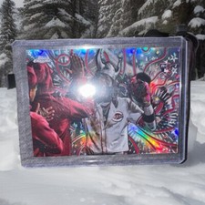 Elly De La Cruz 2024 Topps Chrome Update SP RC Celebracion 98/99 Reds