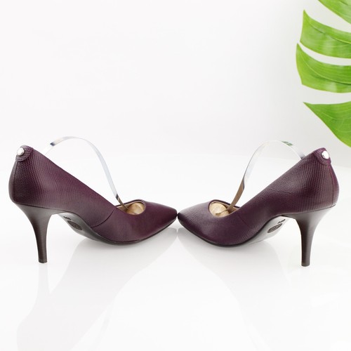 Michael Kors Womens Alina Flex Pump Size 6.5 Purple Pointed Heel Dress Shoe - Picture 7 of 14