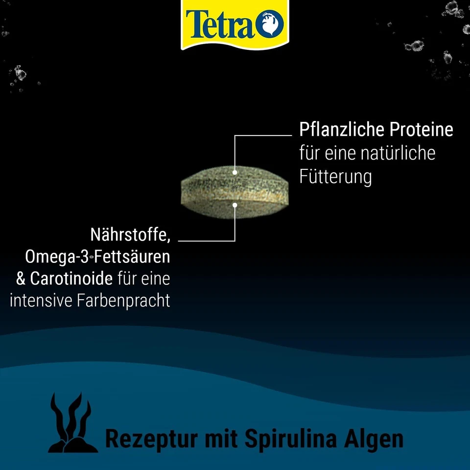 Tetra Pleco Tablets Nährstoffreiches Fischfutter Bodenfische Welse 275 Tabletten - Bild 4 von 4