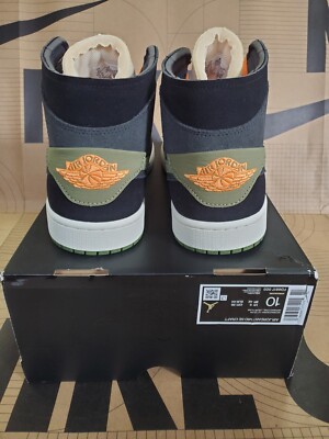 Nike Air Jordan 1 MID SE Craft Anthracite Olive Fd6817-003 Men's