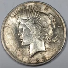 1922 Peace 90% Silver Dollar - About Uncirculated (AU) KM#150 - 7077