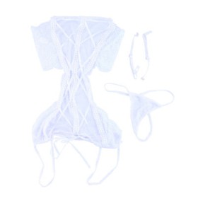 Sexy Lingerie for Women Lace Underwear Babydoll Sleepwear G-string Set Dress US