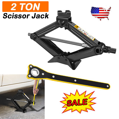 2 Ton Scissor Jack Handle Crank / Wrench Tool Kit for Car SUV Garage Tire New