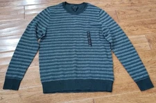 Marc ANTHONY luxury Blend Slim Fit Sweater Large Mens Cashmere Wool New